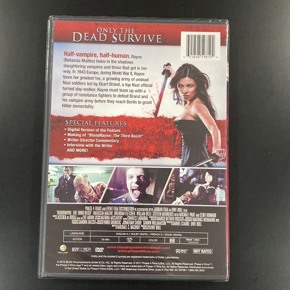 NEW: BloodRayne: The Third Reich - DVD - Picture 3 of 4